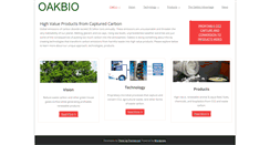 Desktop Screenshot of oakbio.com
